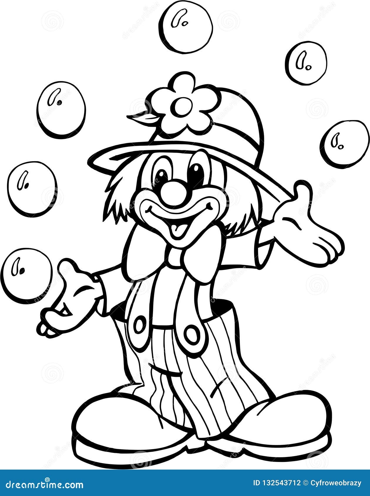 Colouring In Clown Colouring In Clown