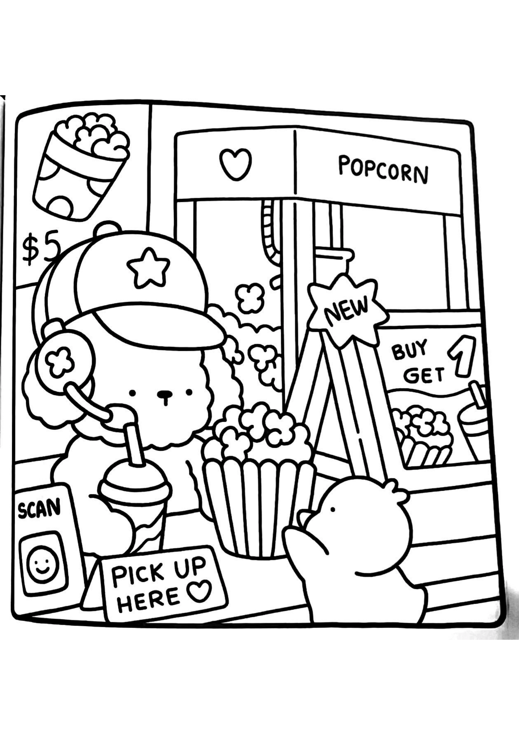 Cozy Friends Coloring Pages Printable Cozy Friends Coloring Pages Printable