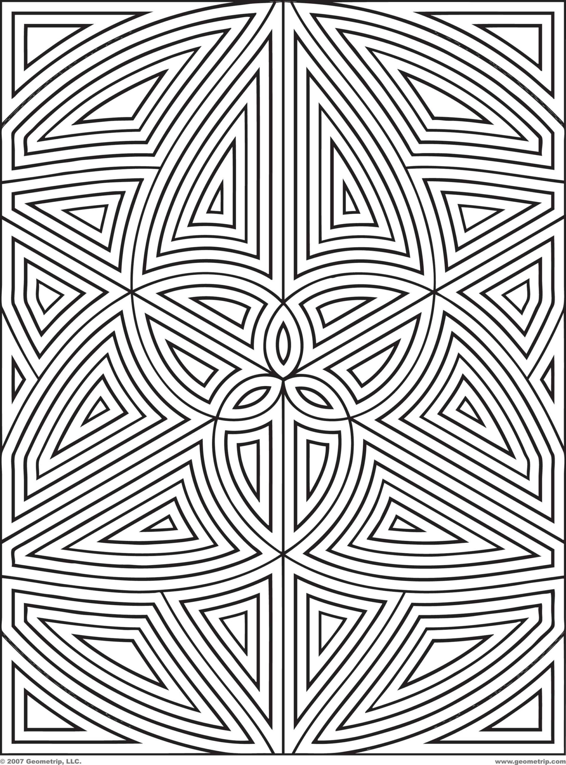 Complex Geometric Coloring Pages Coloring Home Complex Geometric Coloring Pages Coloring Home