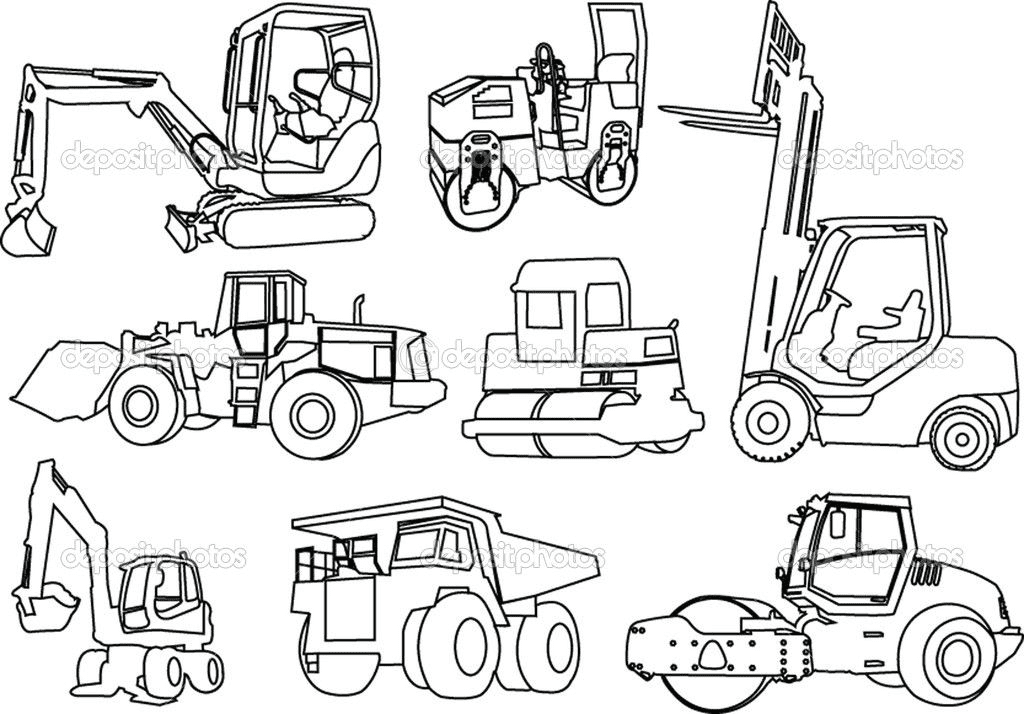 Construction Coloring Pages Printable