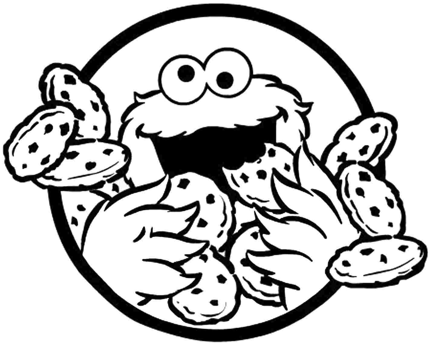 Cookie Monster Cokie Monster Coloring Page Coloring Pages For Kids And