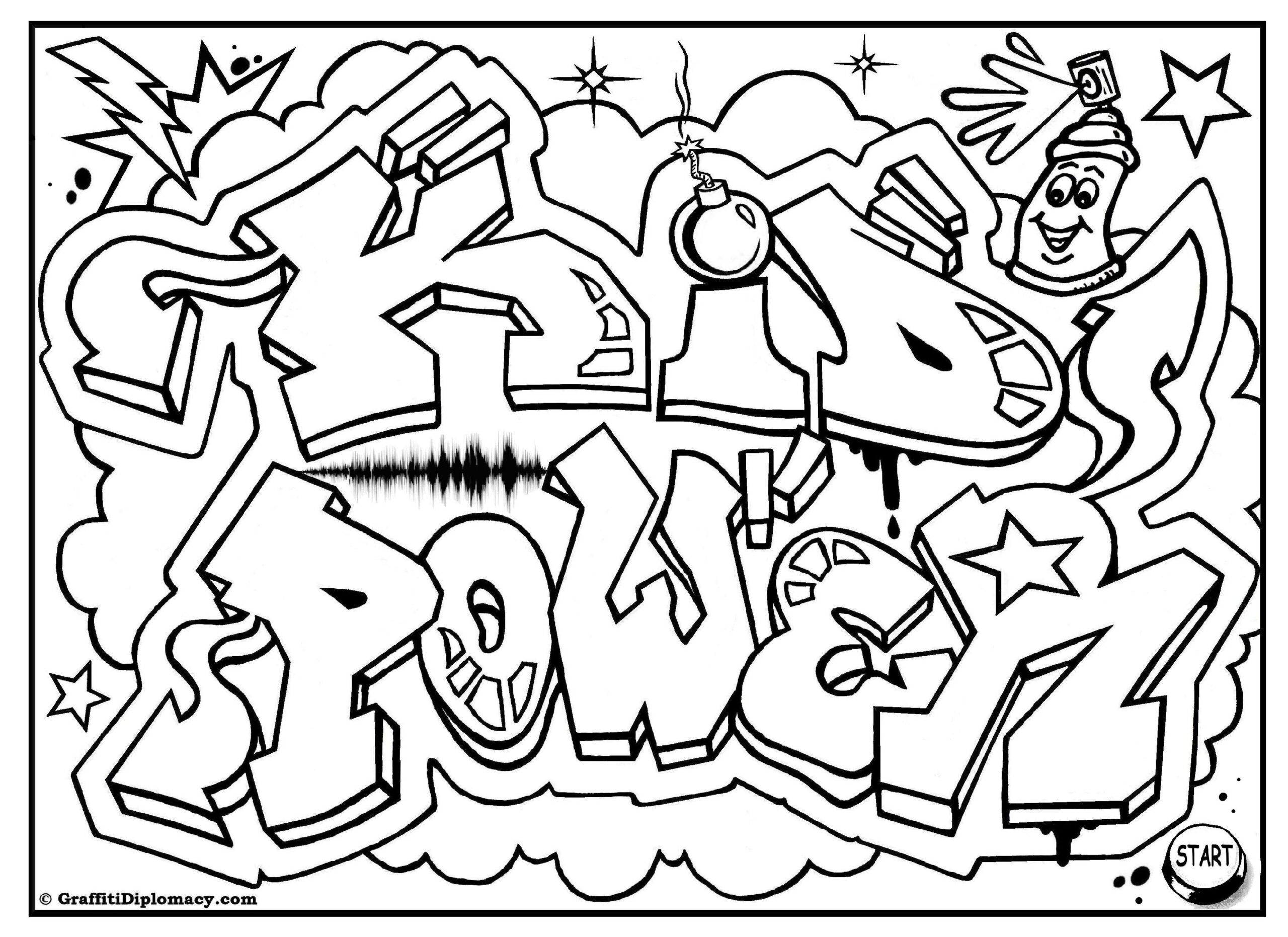 Cool Graffiti Coloring Pages Coloring Home Cool Graffiti Coloring Pages Coloring Home