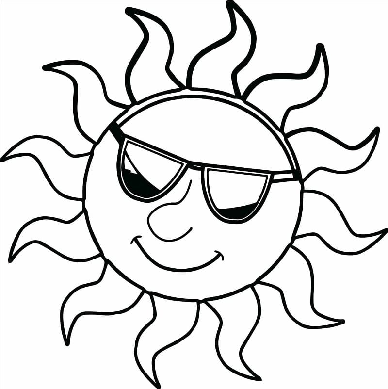 Sun Coloring Pages Printable Sun Coloring Pages Printable
