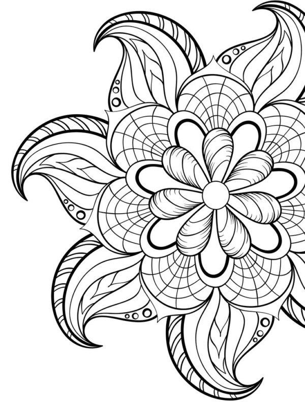 Corazones Flores Mandalas Para Colorear Corazones Flores Mandalas Para Colorear