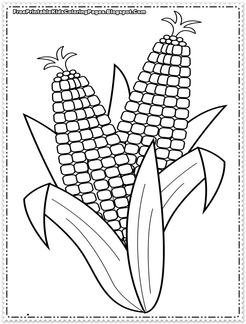 Corn Coloring Pages Printable Free Printable Kids Coloring Pages Corn Coloring Pages Printable Free Printable Kids Coloring Pages