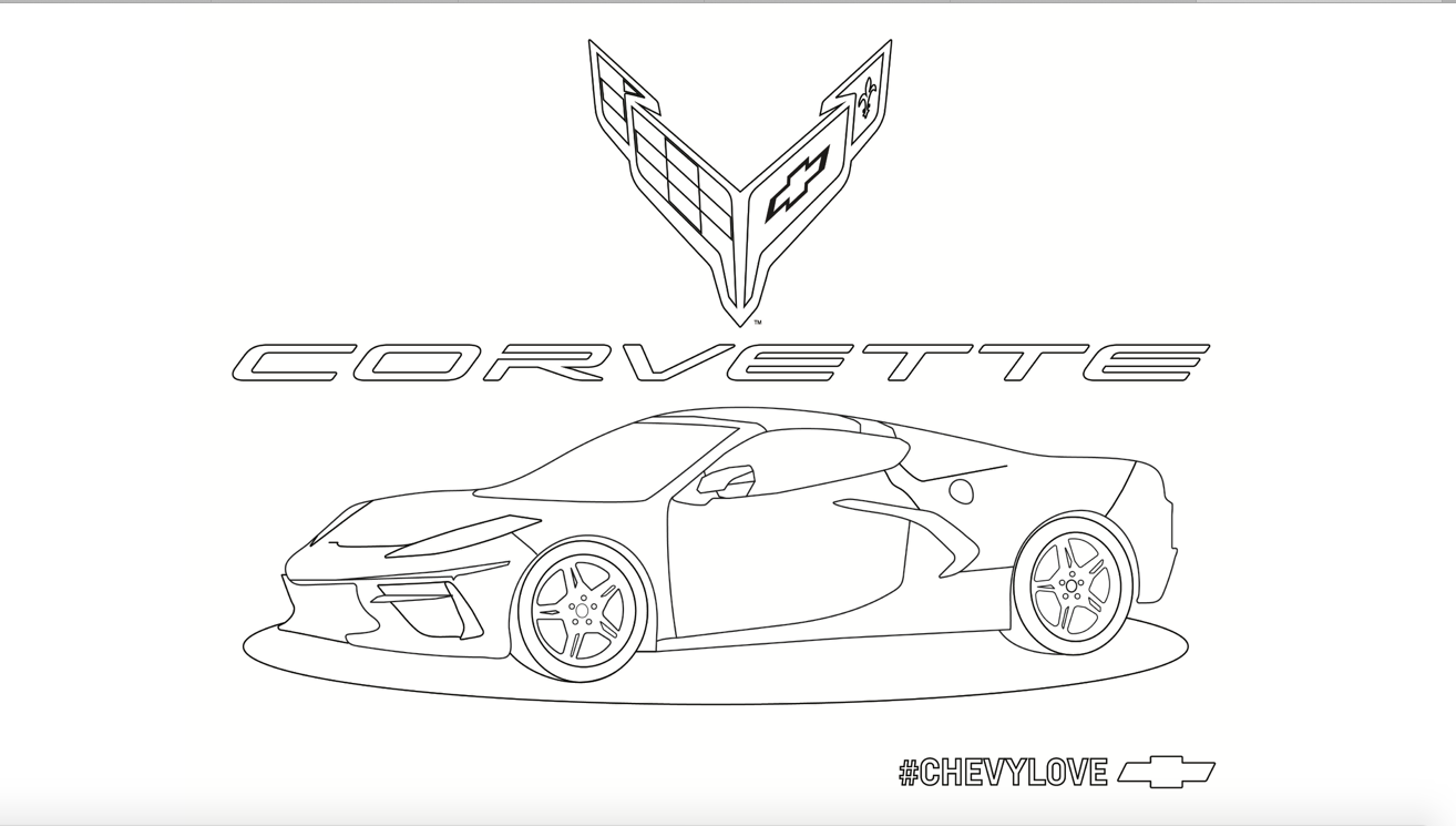 Corvette Coloring Pages Printable Coloring Pages Corvette Coloring Pages Printable Coloring Pages