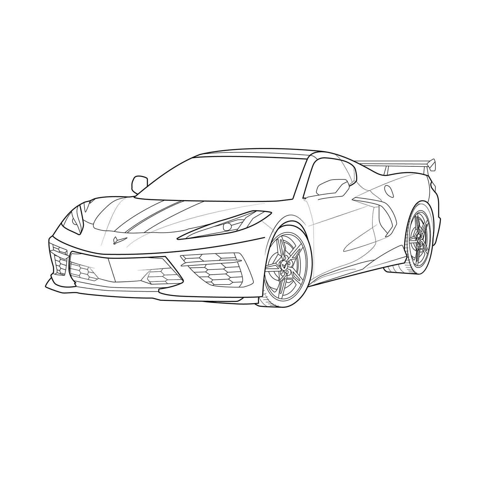 Corvette Coloring Pages Printable Corvette Coloring Pages Printable