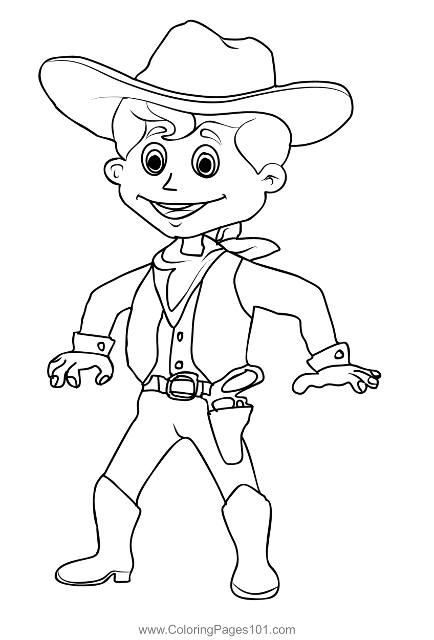 Cowboy 77 Characters Printable Coloring Pages Cowboy 77 Characters Printable Coloring Pages