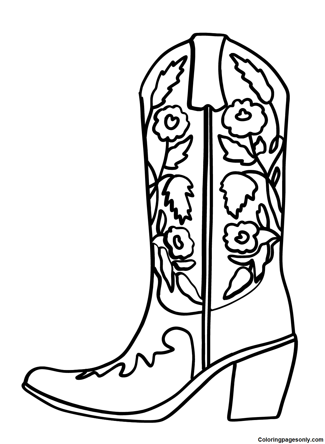 Cowboy Boots Coloring Page Coloring Home Vrogue Co Cowboy Boots Coloring Page Coloring Home Vrogue Co