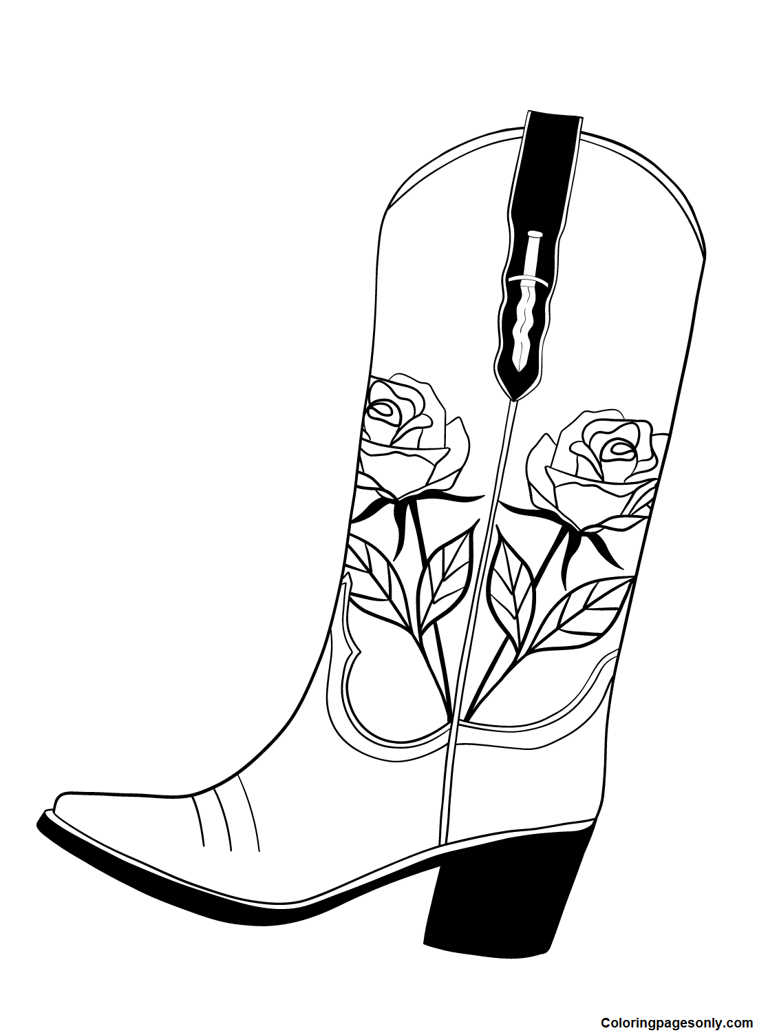Free Printable Cowboy Coloring Pages Free Printable Cowboy Coloring Pages