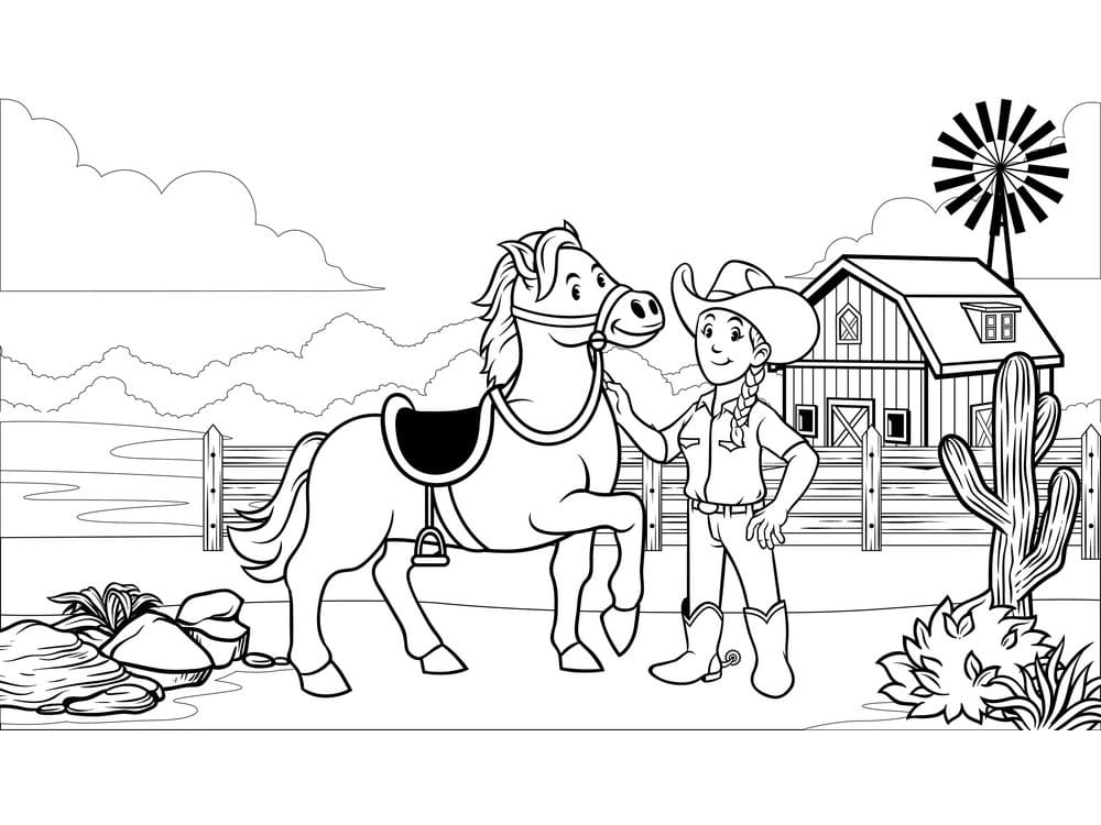 Cowgirl Free Printable Coloring Page Free Printable Coloring Pages Cowgirl Free Printable Coloring Page Free Printable Coloring Pages