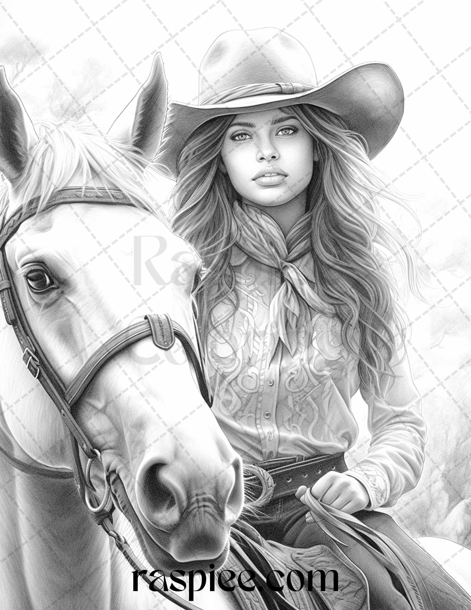 Cowgirl Printable Coloring Pages Cowgirl Printable Coloring Pages