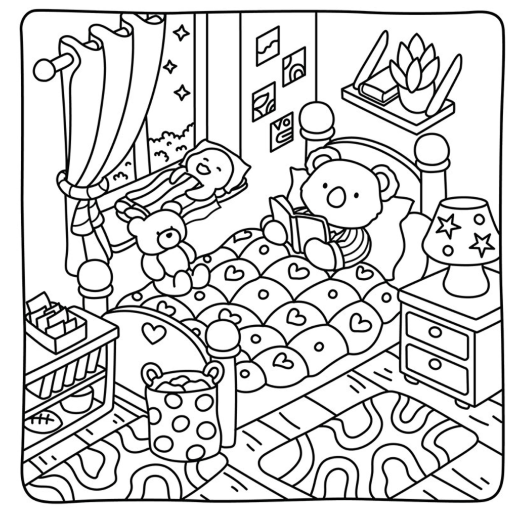 Cozy Moments Coloring Pages Set One 6 Pages 18 In 2024 Bear Cozy Moments Coloring Pages Set One 6 Pages 18 In 2024 Bear