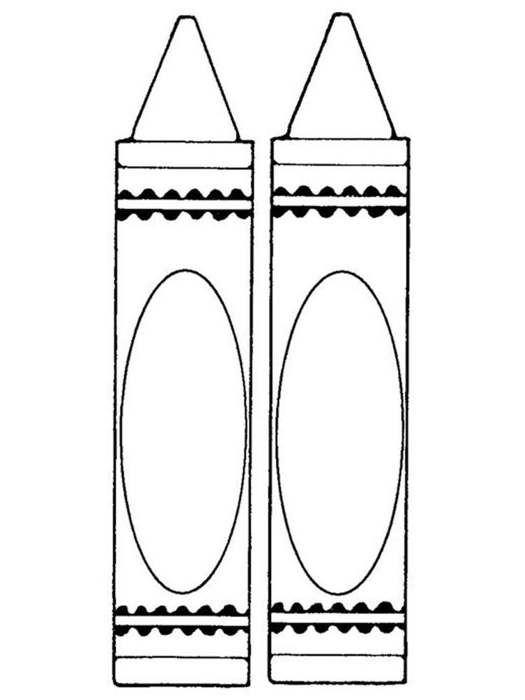 Crayon Coloring Pages Printable Crayon Coloring Pages Printable