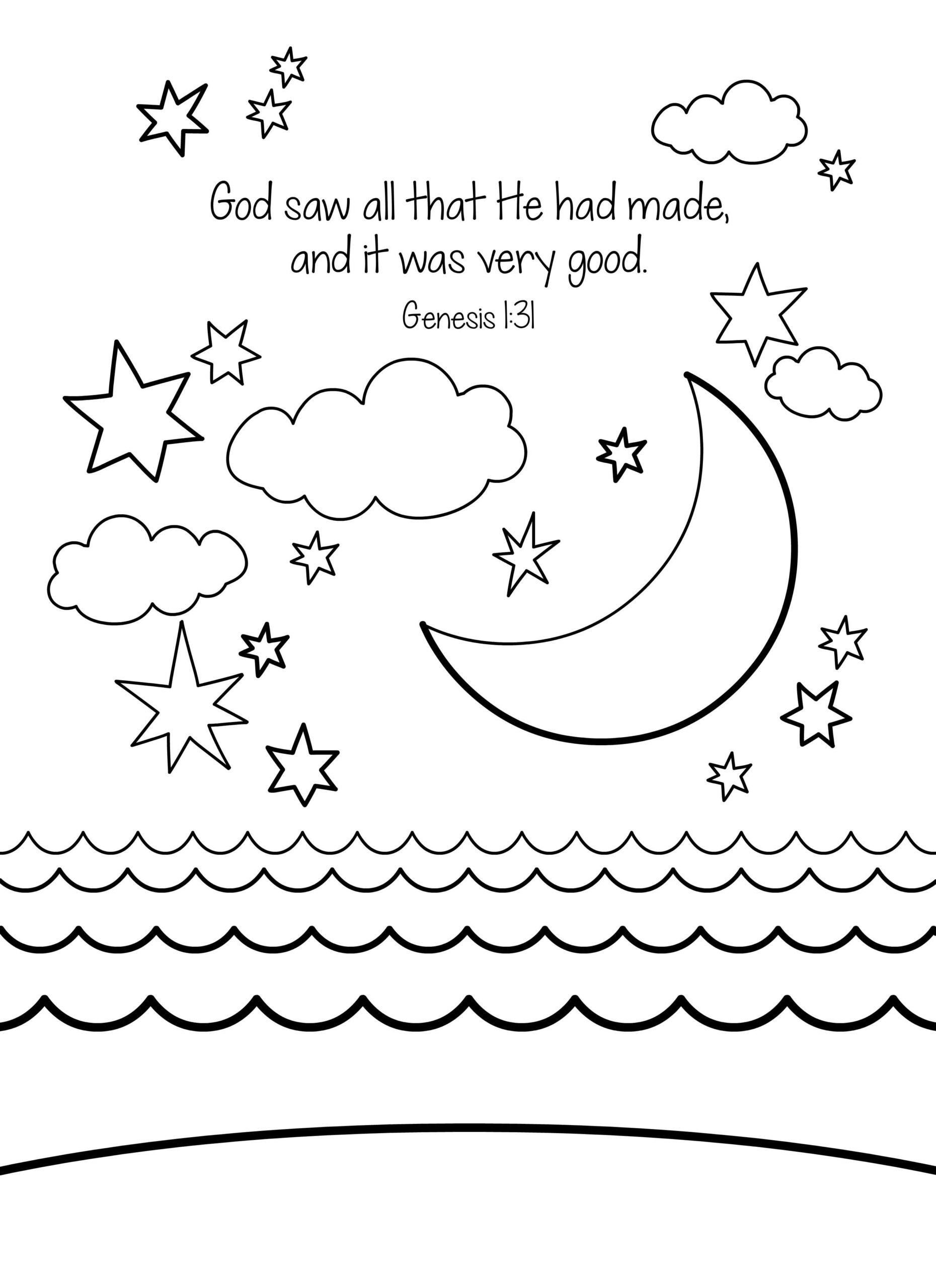 Creation Coloring Pages Free Bible Coloring Pages Coloring Bible