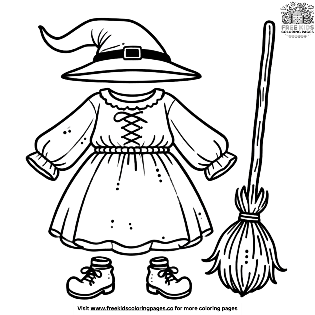 Creative Halloween Costume Coloring Pages Creative Halloween Costume Coloring Pages