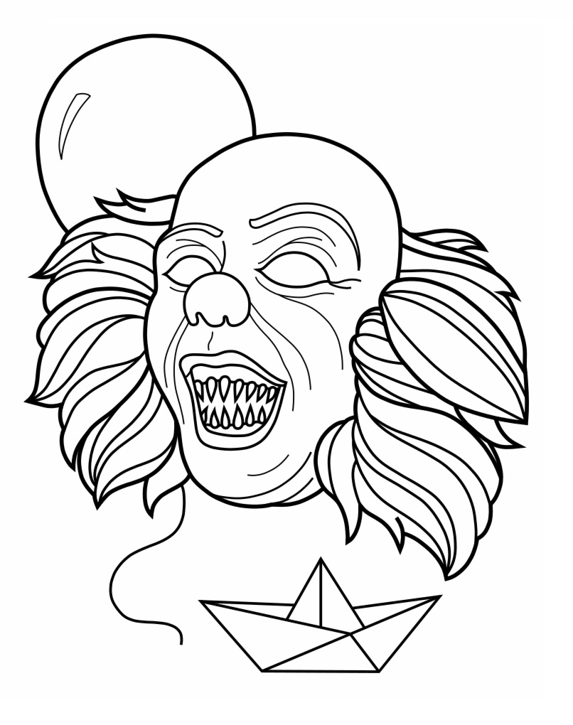 Creepy Printable Coloring Pages Creepy Printable Coloring Pages