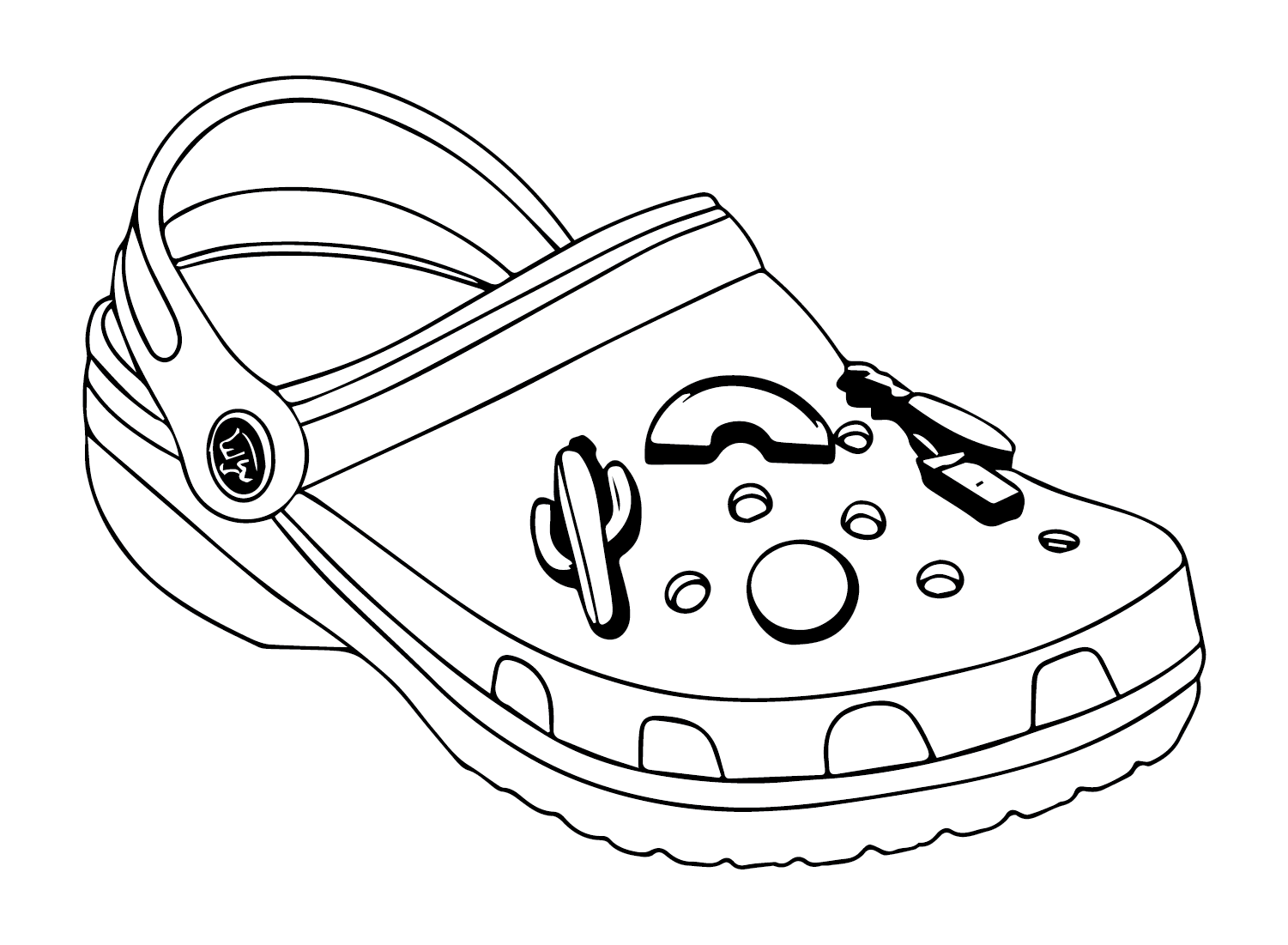 Crocs Printable Coloring Pages Crocs Printable Coloring Pages
