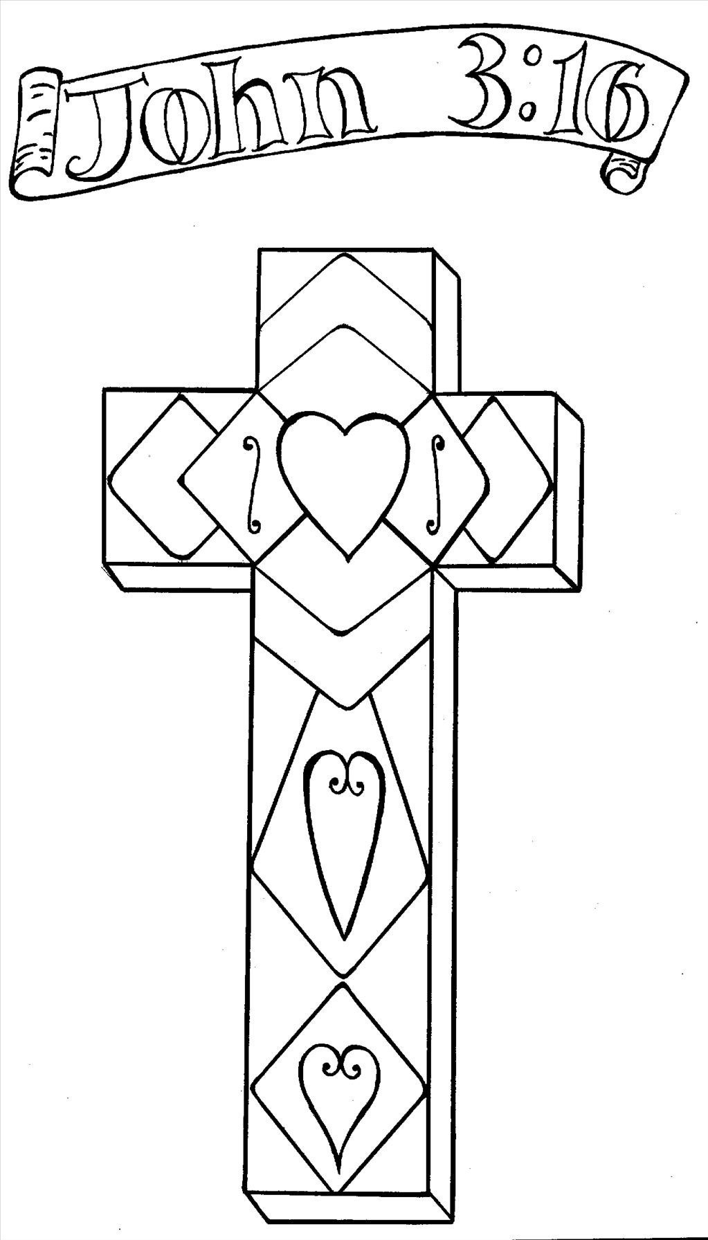 Free Printable Cross Coloring Pages