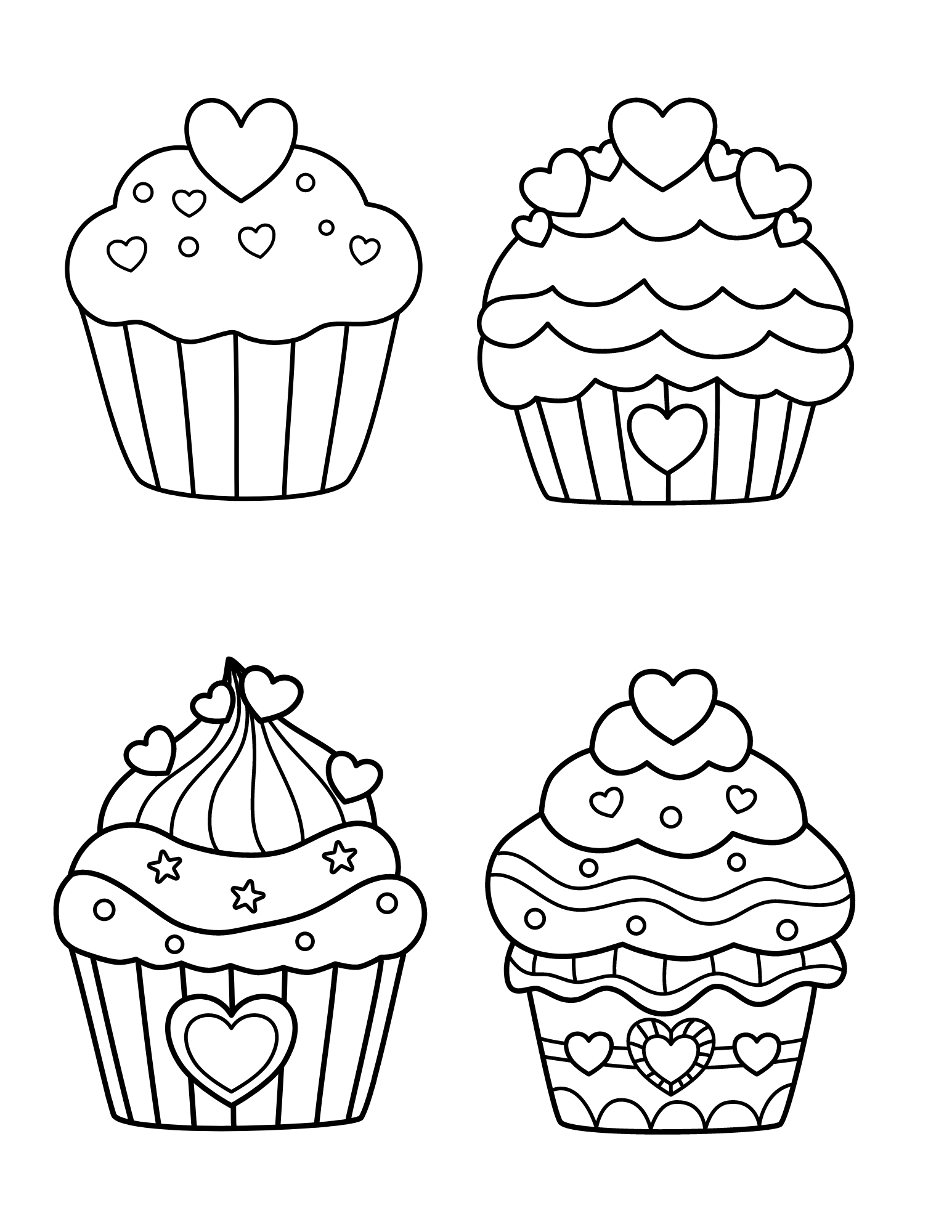 Cupcake Coloring Pages Free Printable 22 KoloringPages Cupcake Coloring Pages Free Printable 22 KoloringPages