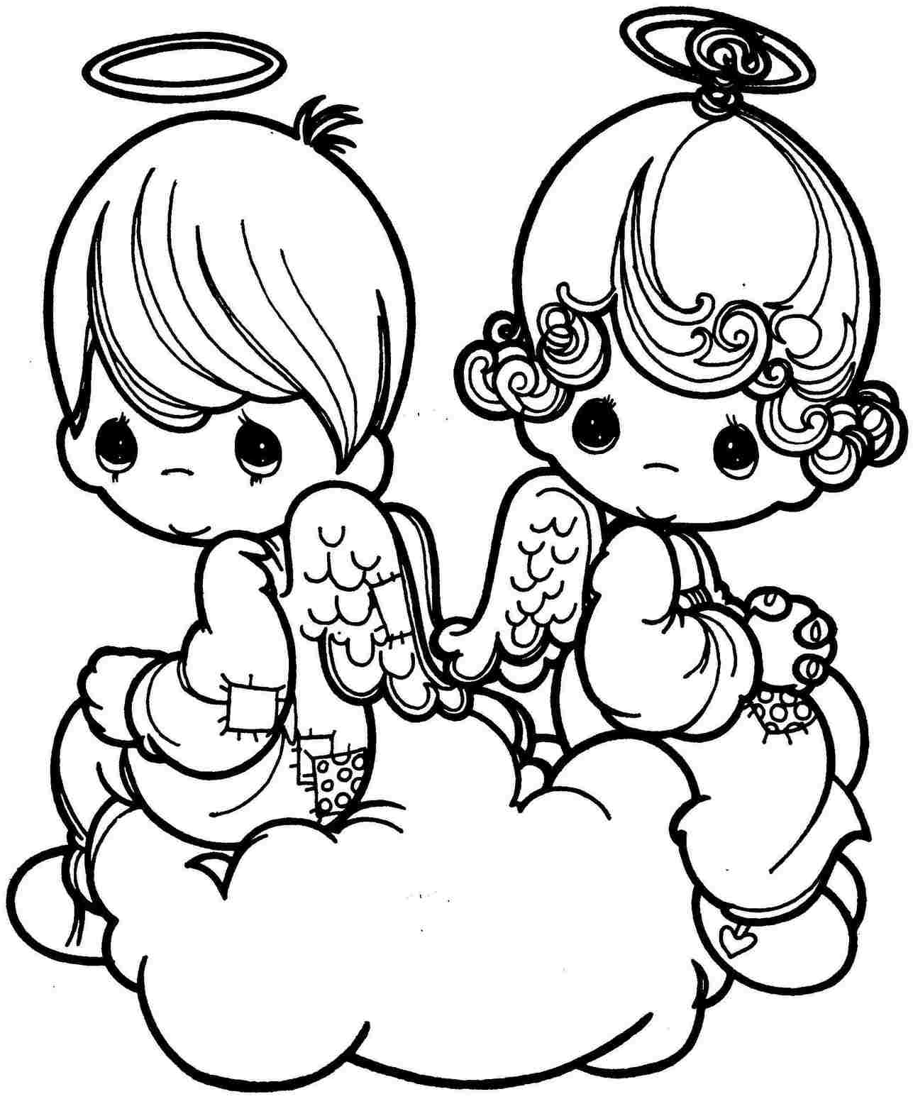 Precious Moments Coloring Pages Printable