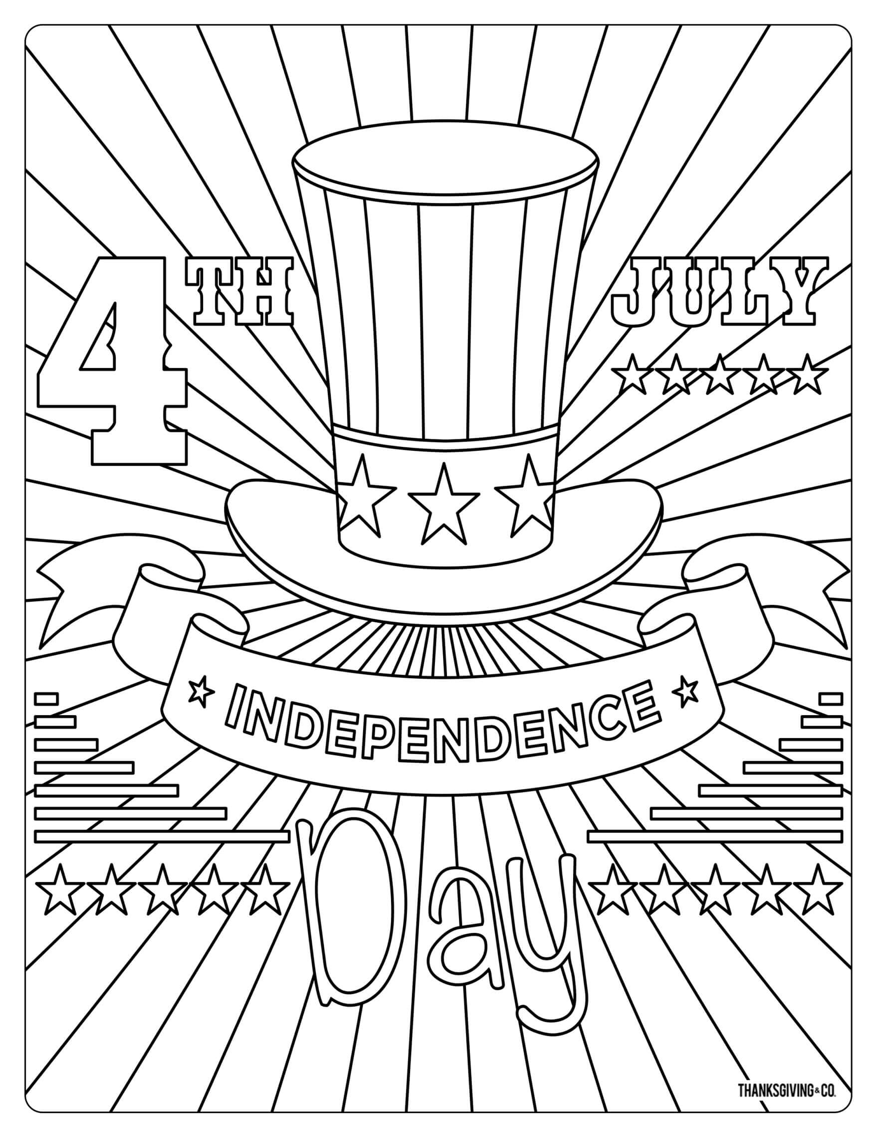 July Coloring Pages Printable July Coloring Pages Printable