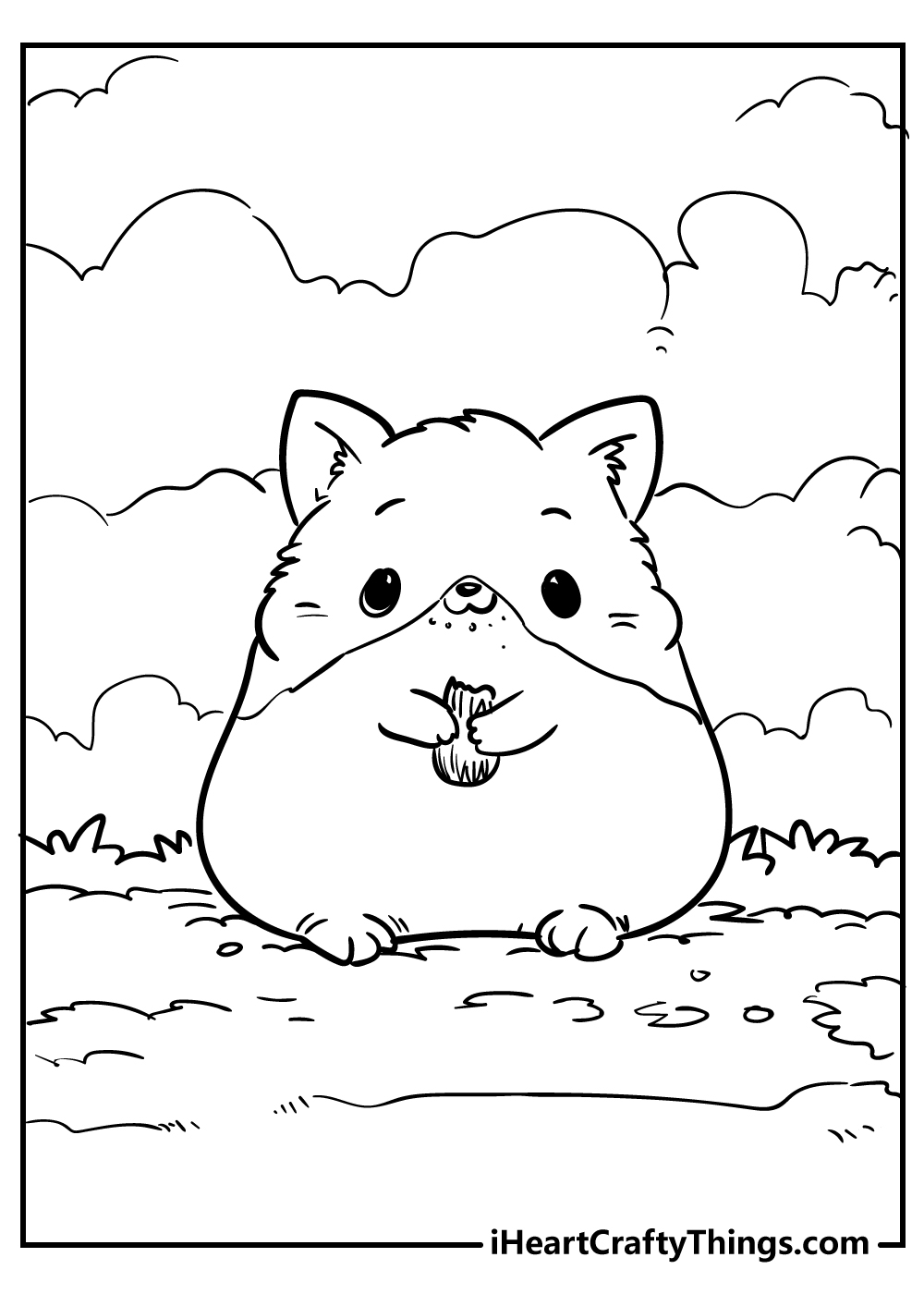 Cute Animal Printable Coloring Pages