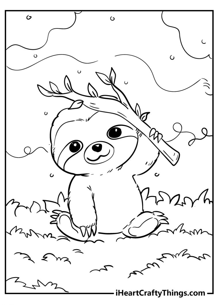 Cute Printable Animal Coloring Pages Cute Printable Animal Coloring Pages