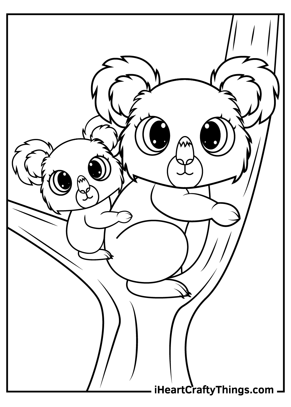 Koala Bear Printable Coloring Pages Koala Bear Printable Coloring Pages