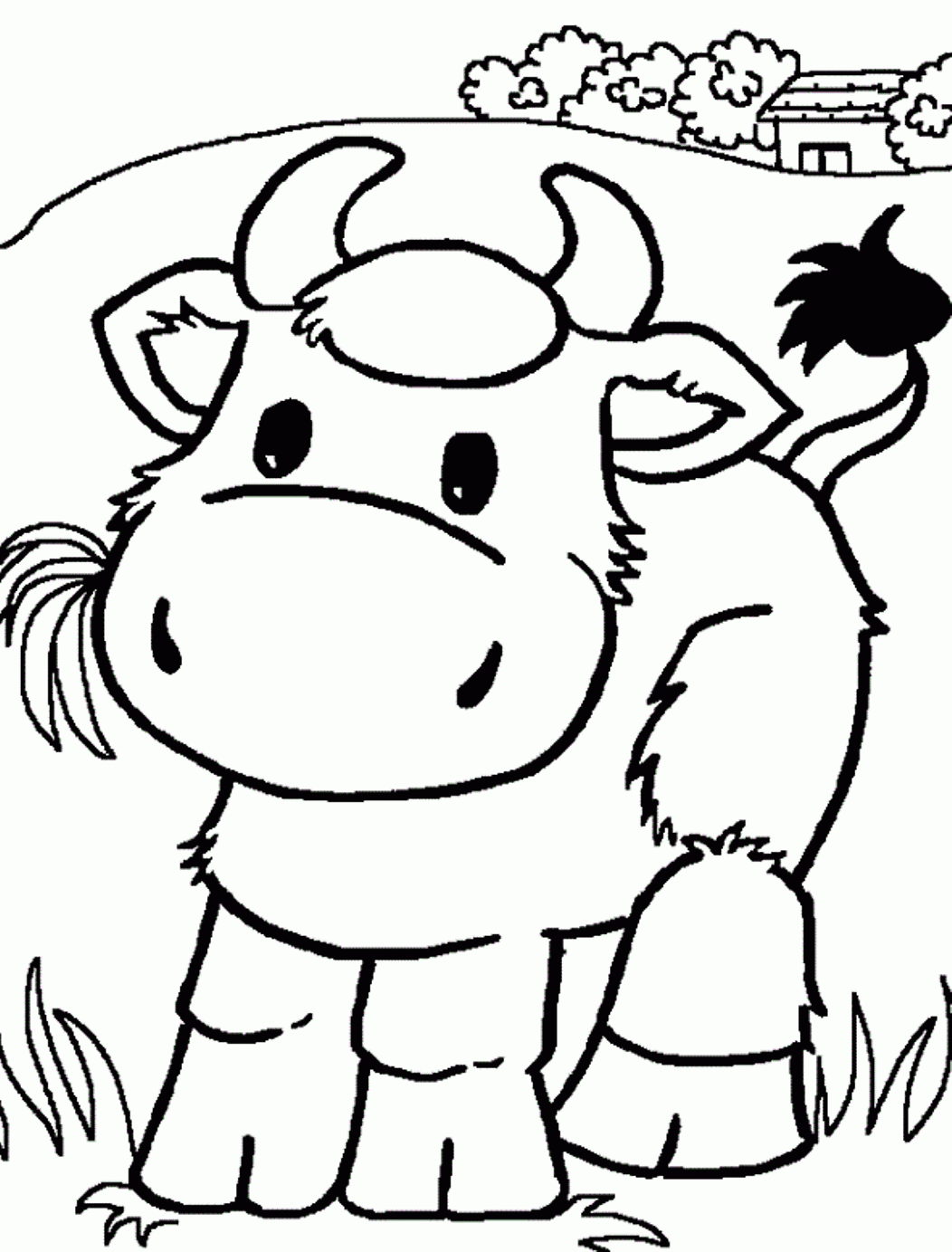 Cute Cows Coloring Pages Coloring Home Cute Cows Coloring Pages Coloring Home