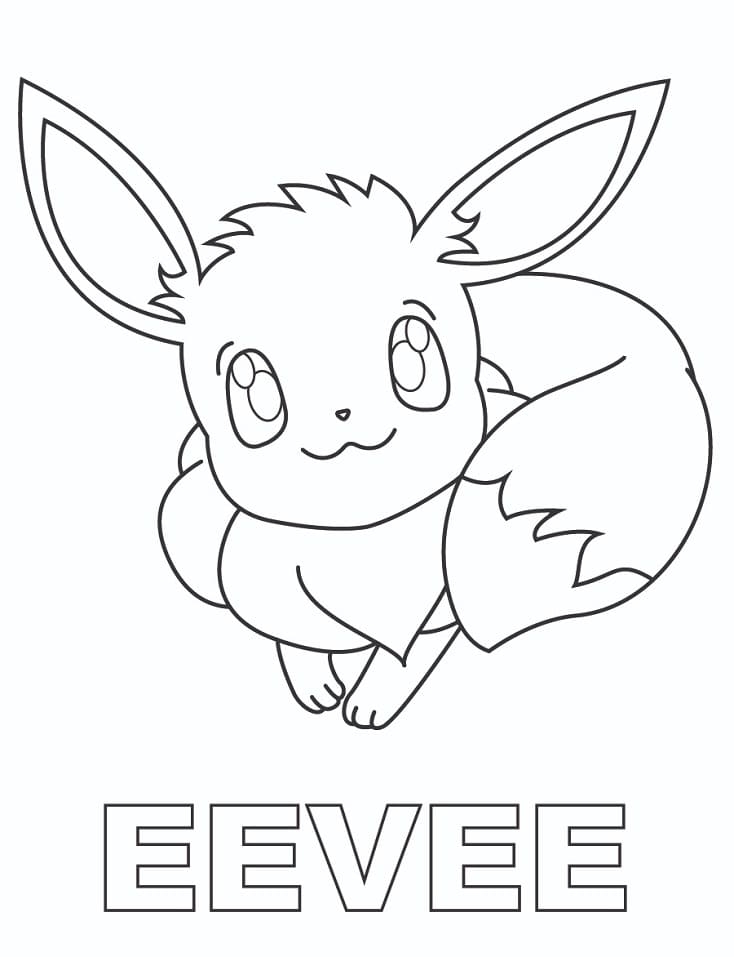 Cute Eevee Coloring Page Free Printable Coloring Pages For Kids Cute Eevee Coloring Page Free Printable Coloring Pages For Kids