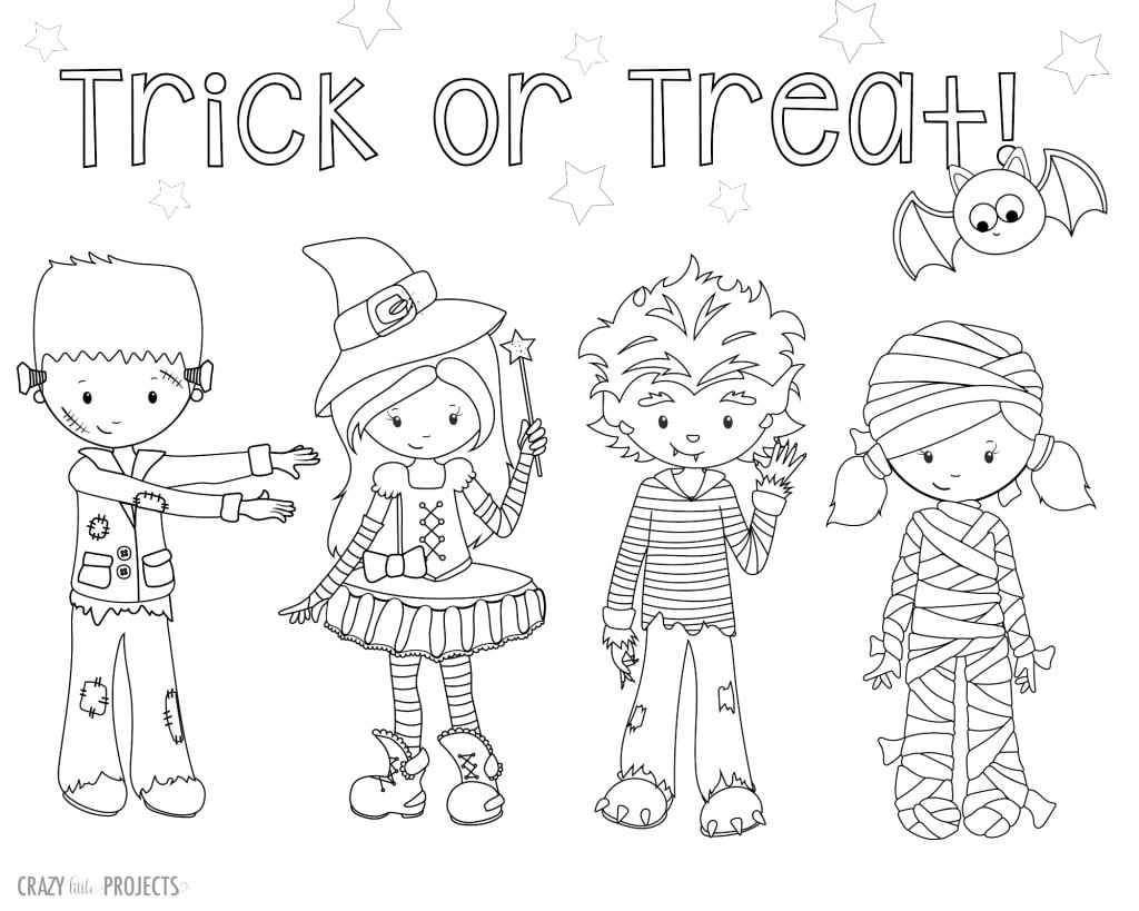 Cute Free Printable Halloween Coloring Pages Crazy Little Projects Cute Free Printable Halloween Coloring Pages Crazy Little Projects