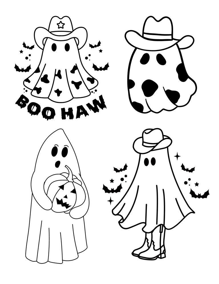 Cute Ghost Coloring Pages Coloring Nation Cute Ghost Coloring Pages Coloring Nation