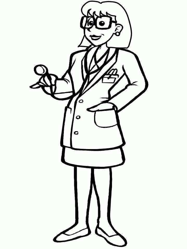 Cute Kid Doctor Coloring Page Free Printable Coloring Pages For Kids Cute Kid Doctor Coloring Page Free Printable Coloring Pages For Kids
