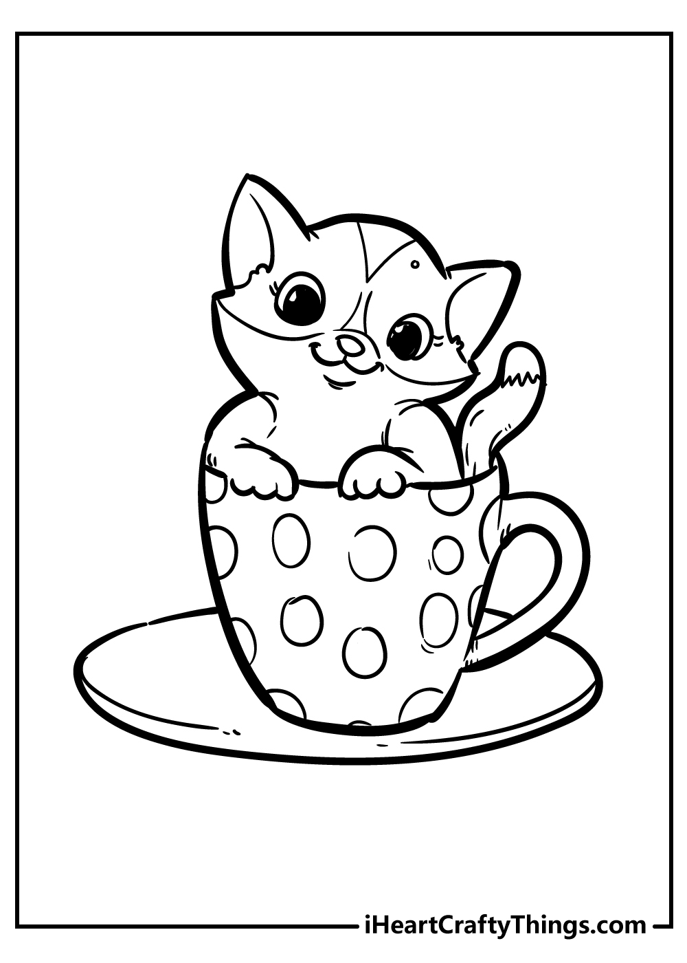 Cute Kitten Coloring Pages Cute Kitten Coloring Pages