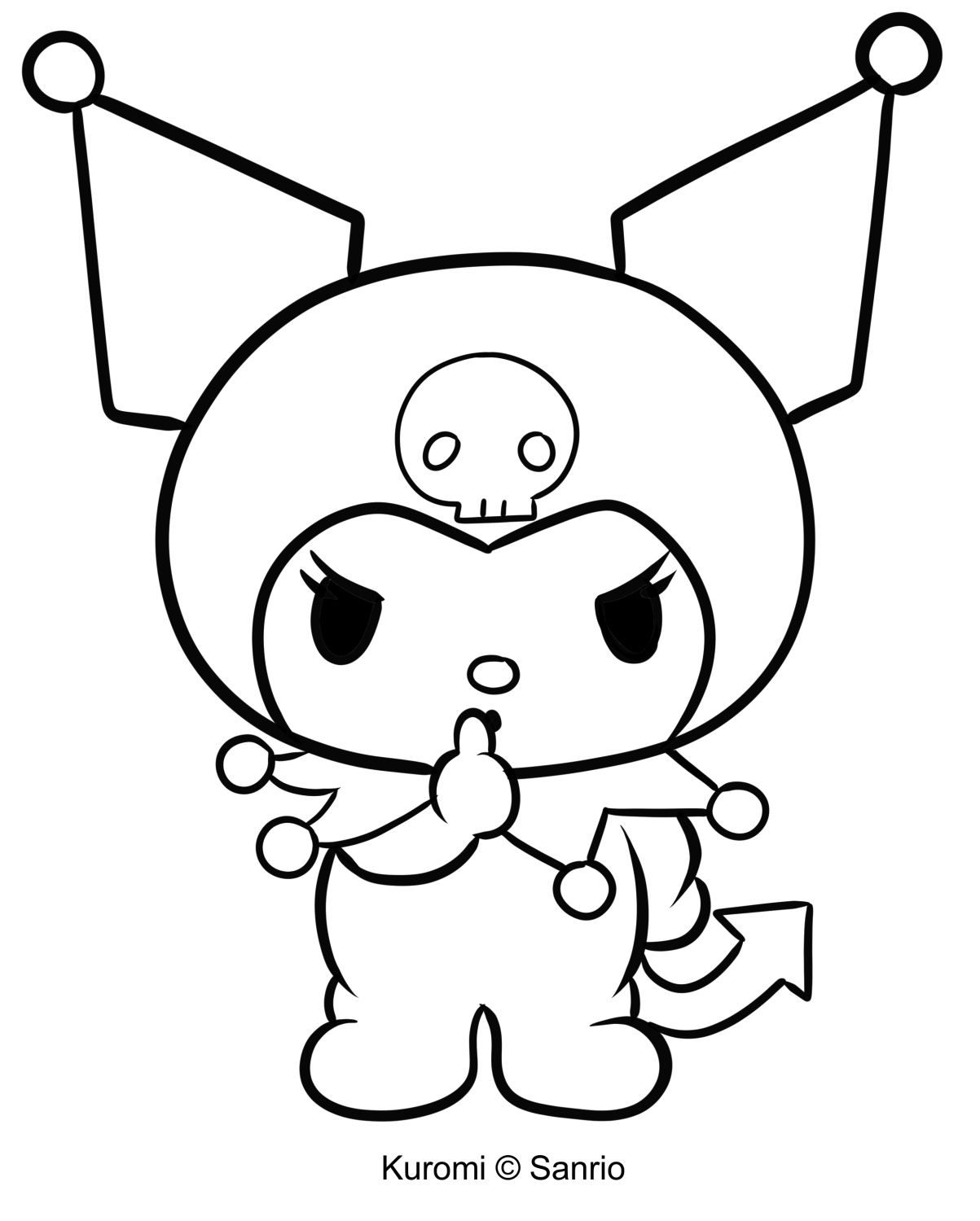 Cute Kuromi Coloring Pages Pdf To Print Hello Kitty Coloring Kitty Cute Kuromi Coloring Pages Pdf To Print Hello Kitty Coloring Kitty
