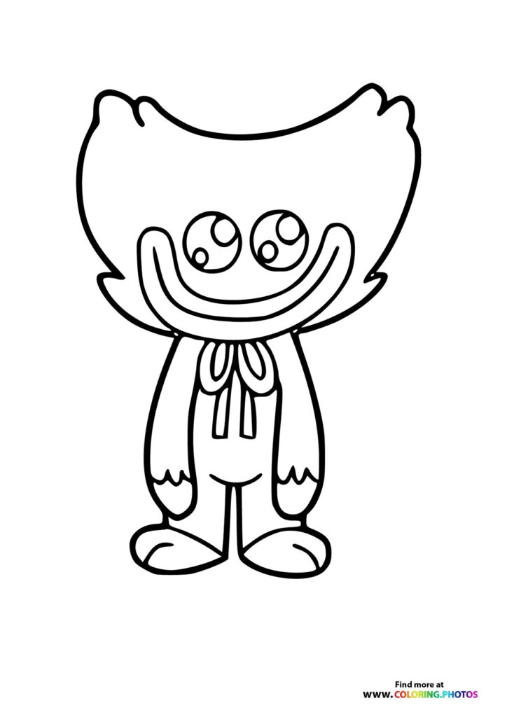 Cute Little Huggy Wuggy Coloring Pages For Kids Cute Little Huggy Wuggy Coloring Pages For Kids