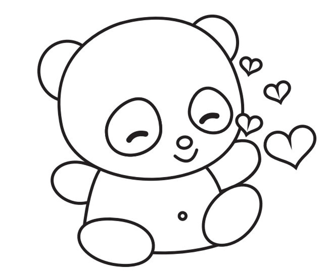 Cute Panda Coloring Pages Bear Coloring Pages Panda C Vrogue Co