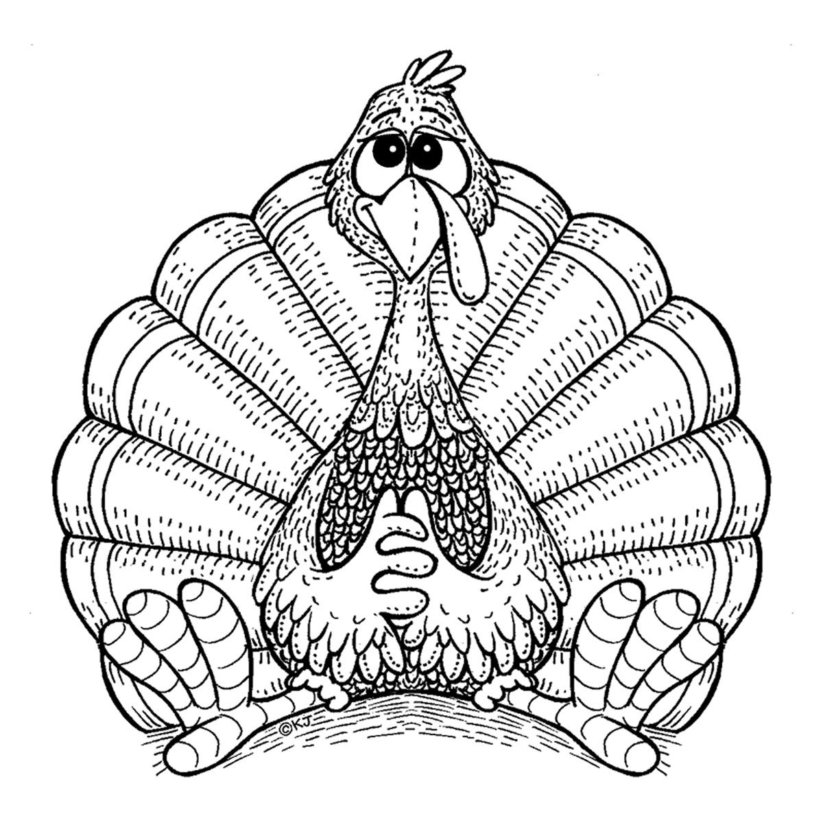 Cute Thanksgiving Coloring