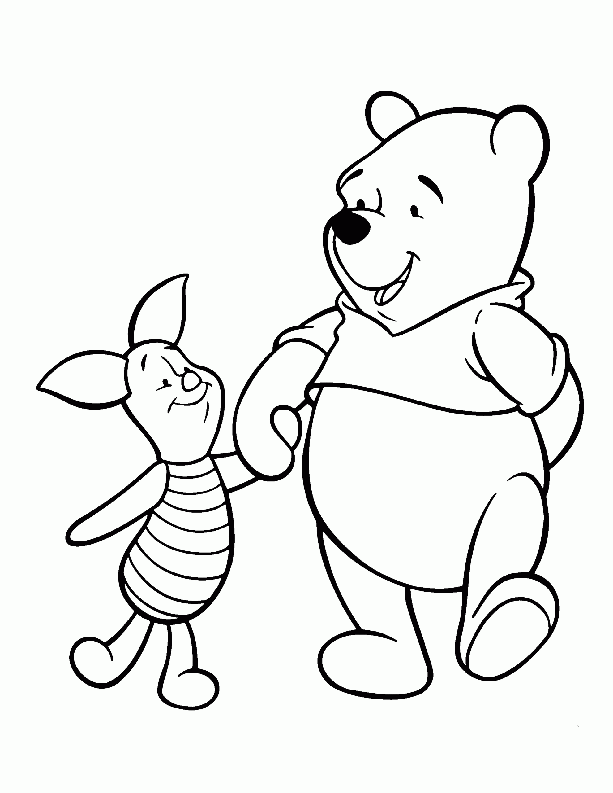 Cute Winnie The Pooh Coloring Pages Coloring Pages