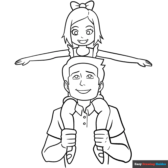 Daddy Daughter Coloring Pages Daddy Daughter Coloring Pages