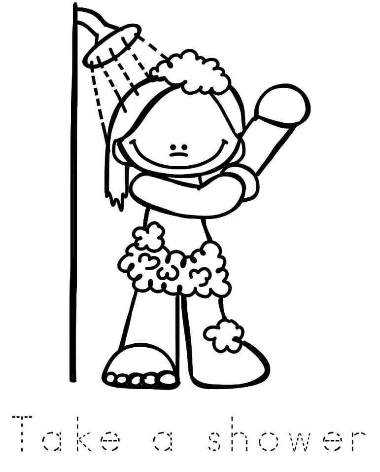 Daily Routine Coloring Pages Free Printable Coloring Pages For Kids
