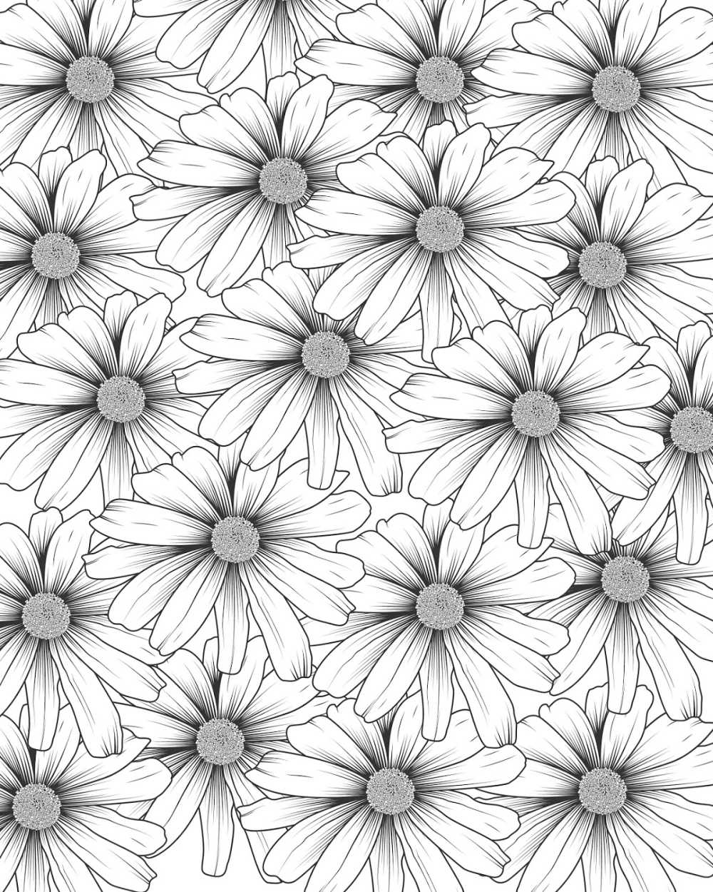 Daisy Flower Coloring Page