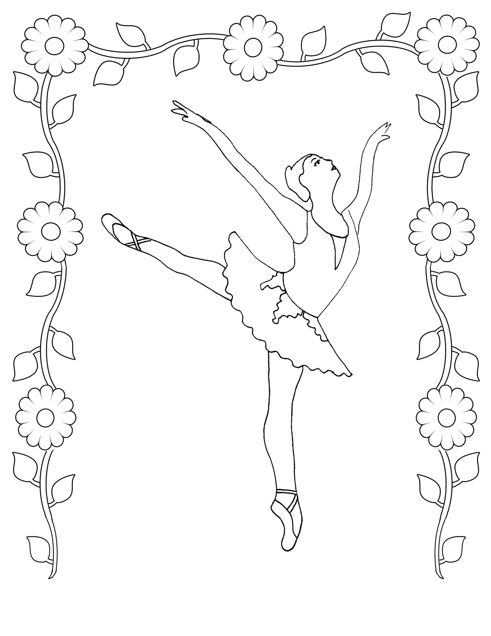 Dance Coloring Pages Kidsuki Dance Coloring Pages Kidsuki
