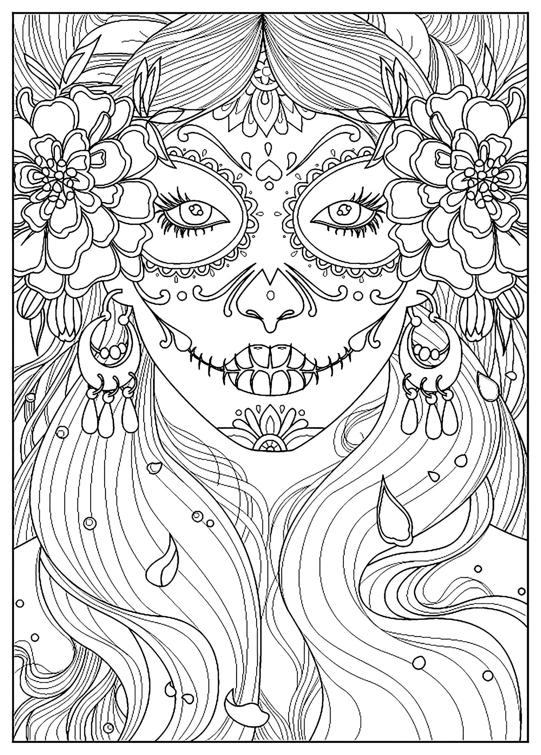 Day Of The Dead Day Of The Dead Woman From The Gallery El Dia De Day Of The Dead Day Of The Dead Woman From The Gallery El Dia De