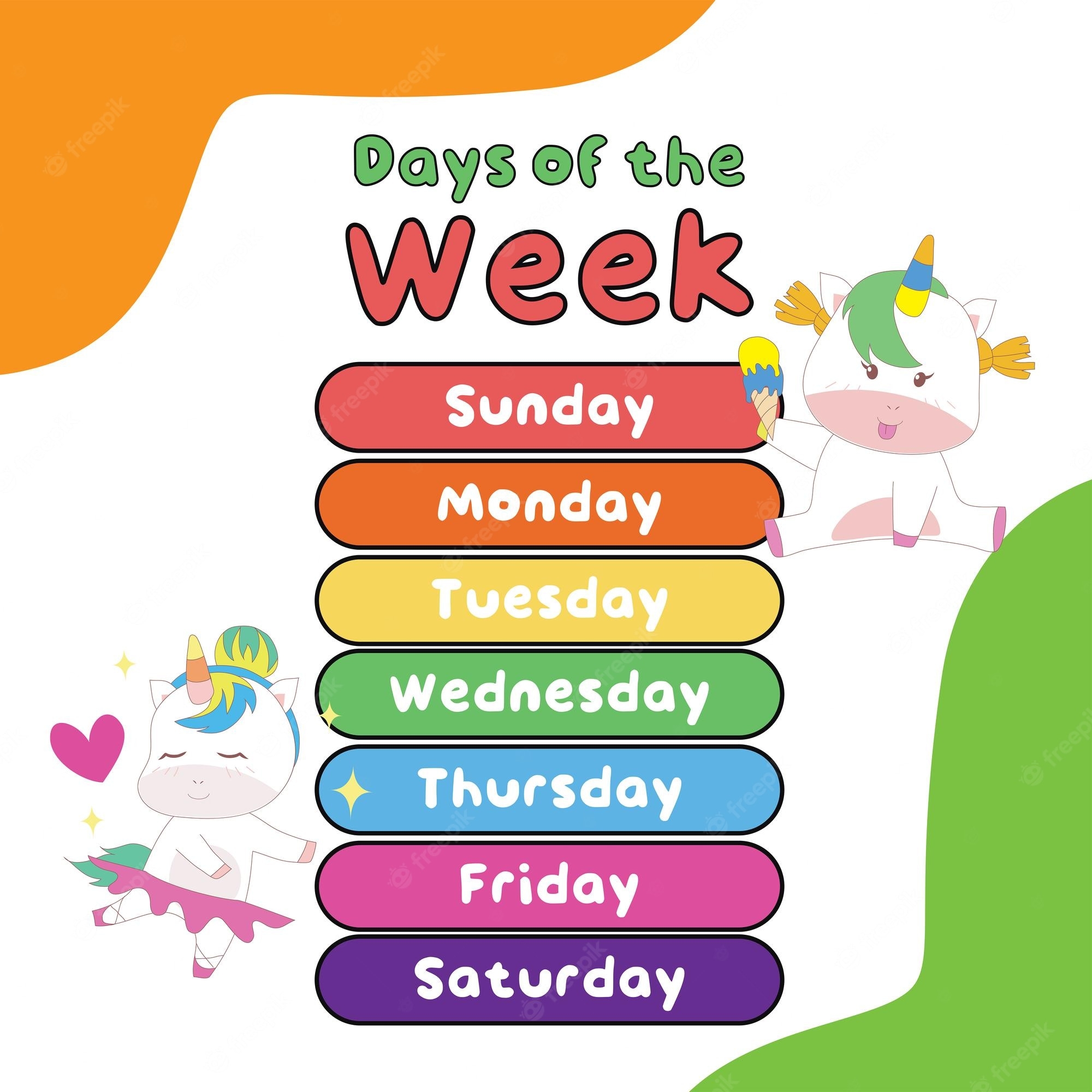 Days Of The Week Clipart MockoFUN 3467814
