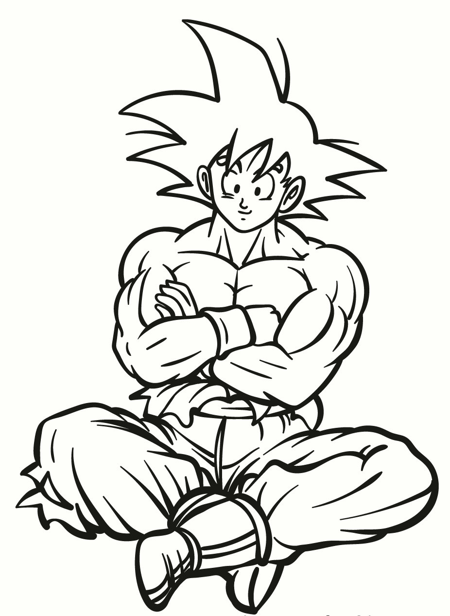 Dbz Printable Coloring Pages Dbz Printable Coloring Pages