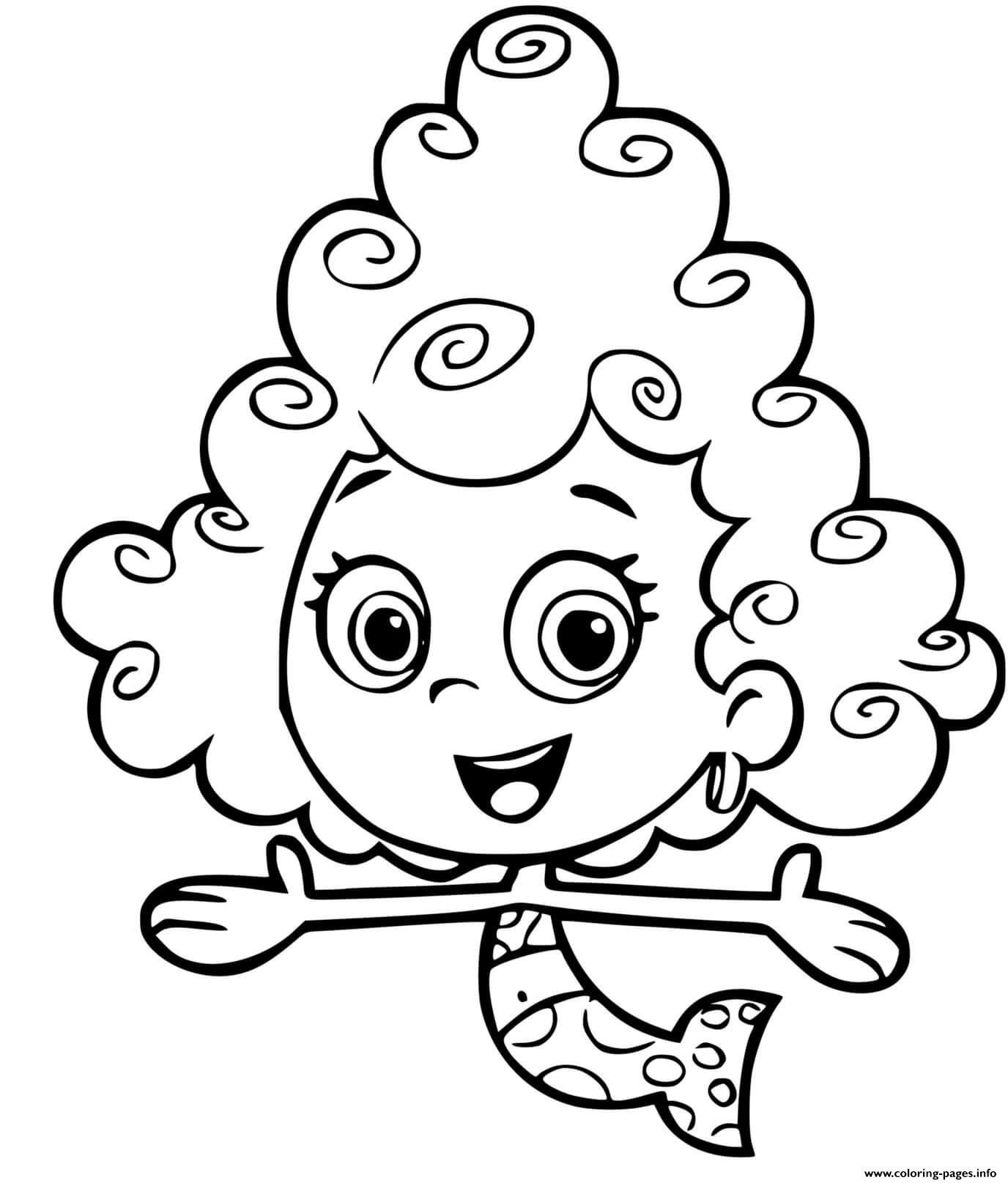 Deema Bubble Guppies Coloring Page Printable Deema Bubble Guppies Coloring Page Printable