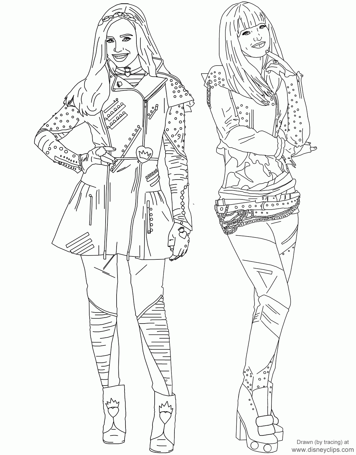Descendants 2 Mal Coloring Pages