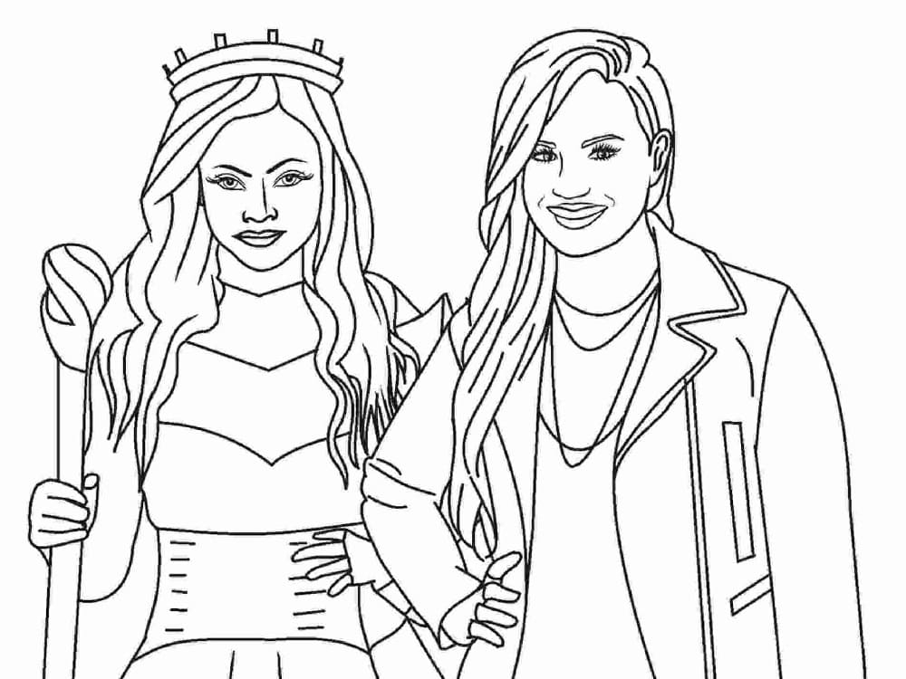 Descendants Printable Coloring Pages Descendants Printable Coloring Pages
